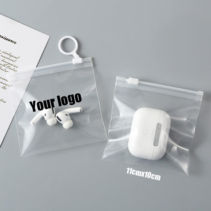 Zipper Plastic Pencil Bags Transparent Customized Printing Available