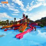 Fiberglass Water Park Slide Water Play Equipment Amusement Entertainment Water
