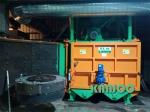 Double Rotary Shot Blasting Machine Steel Material