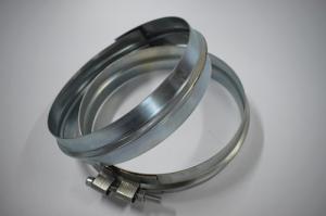 China 0.8mm Thickness Wide Belt Pipe Support Clamp ISO9001 Dust Duct Pipe Collect Large on sale
