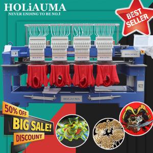 Wholesale 1504H - HOLiAUMA 4 heads 15 needles computerized embroidery machine 1200spm cap t-shirt flat 3d logo embroidery machine from china suppliers