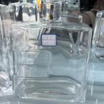 500ml 750ml 1000ml Flint Glass Vodka Brandy Bottle Custom Spirit Vodka Glass