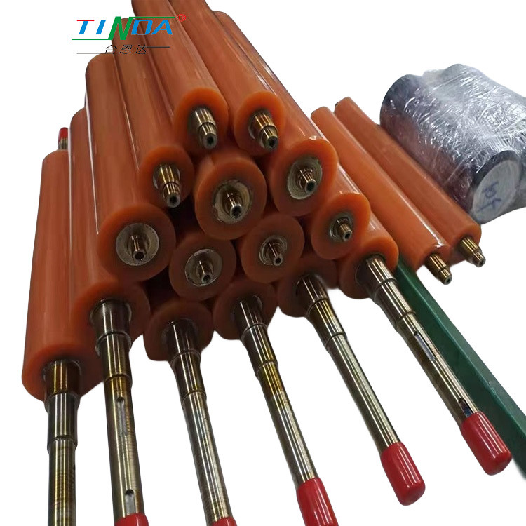 SGS Approval Customized Silicone Rubber Roller For Printing Machine
