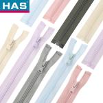#3 Invisible Nylon Zipper Auto Lock Pink Invisible Zipper 12 Inch