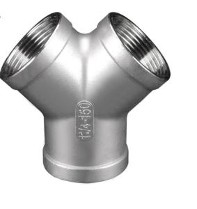 Wholesale Y Type Stainless Steel Cross Tee Fitting 3 way 1 Inch Mirror Finish from china suppliers