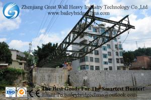 Wholesale CB200 bailey bridge,portable,temporary,military bridge,galvanized steel,quick bridge,pedes from china suppliers