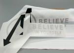 Custom Reflective Silver Logo Heat Transfer Label For Clothing