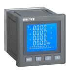 96mm Wdy-9e Digital Panel Meter Intelligent 3 Phase Grey Color Spray Painted