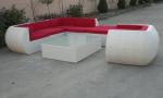 7pcs patio luxury rattan furniture
