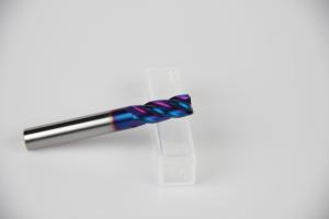 Wholesale Black Blue Gold Coating Carbide End Mill 8mm 10mm Bull Nose With Corner Radius from china suppliers