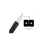 White Jacket 4 Core G657A1 FTTH Fiber Optic Drop Cable