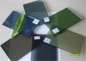 Wholesale 5 Mm Thickness Dark Green Tinted Glass / Floating Glass Panel For Construction from china suppliers