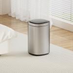 30L Satin Stainless Steel Household Smart Sensor Bin with Touchless Motion