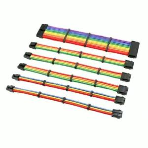 Wholesale Hot Sale Power Supply ATX Braided Nylon PVC Sleeved Cable Computer Cable from china suppliers