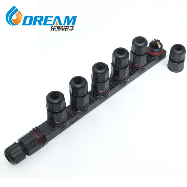 DREAM START M16 Screw Fixing IP67 Assembly Wire Waterproof Splitter Connector 2 Pin