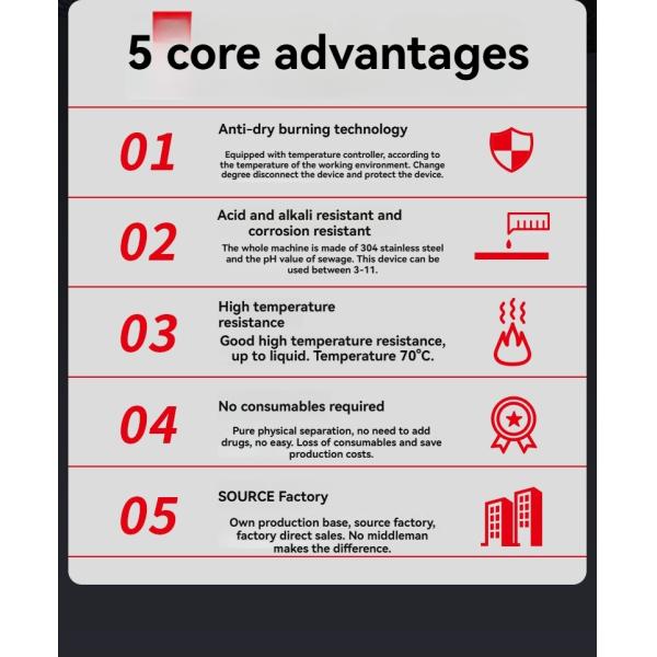Industrial Cleaning Oil Water Separation Equipment Scraper Floating Circulating Oil Skimmer