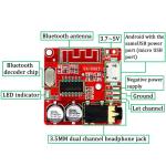 2 Channels 5V CA-6965 BT5.0 Audio Receiver Board for Wireless Stereo Music