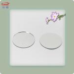 Home Decor Full Length Round 80Cm Wall Adhesive Tray Two-Way Frameless Bathroom