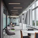Office Ceiling Baffle Grey Wood Wool Cement Acoustic Panels Soundproofing Board