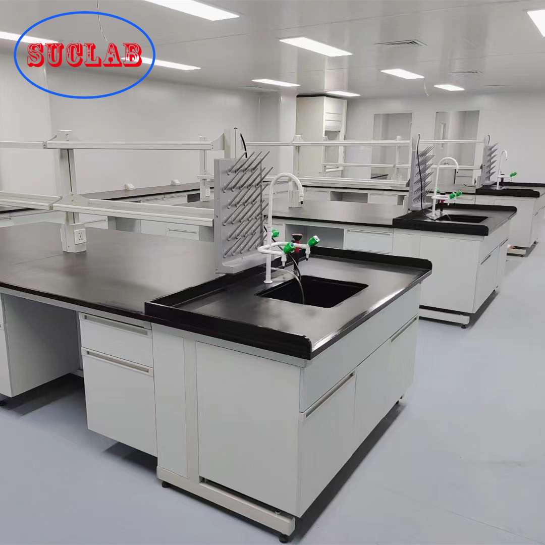 Durable Alkali Resistant Chemistry Laboratory Furniture,Laboratory work bench With Pp Sink And Faucet