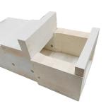 SiC Content % 0 Fused Refractory Block AZS33 AZS36 AZS41 for Float Glass Fiber