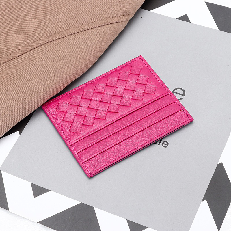 Ultra-thin Mini Sheepskin Credit Card Holder for Women Multi-card Slots and Fashion Bus