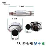 2", 2.5" Universal Oval Car Accessories Department Euro 1 Catalyst Carrier Auto