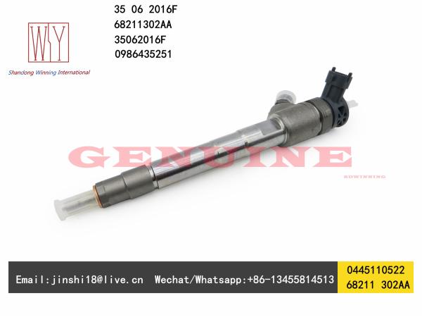Bosch Genuine and New Fuel Injector 0445110522 0986435251 for Dodge VM 68211