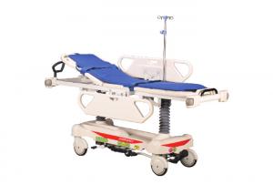 Wholesale Height Adjustable Stretcher Trolley Equipped With Safety Belts And Rubber Wheels from china suppliers