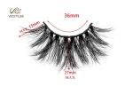 Thick Curling Hair Black Color 0.06mm 6D Lashes