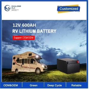 Wholesale CLF 12V 600Ah Lithium Iron Phosphate Rechargeable LiFePO4 Battery Pack 100Ah 200Ah 300Ah 12V 24V For RV Camper Boat from china suppliers