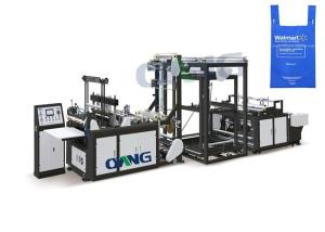 Wholesale Auto Ultrasonic Non Woven Bag Making Machine , Recycled Nonwoven D-cut / Box Bag Making Machinery from china suppliers