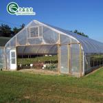 Large Hydroponic Galvanized Steel Pipe For Film Greenhouses in Double or Single