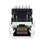 LPJG0803A102NL 100/1000 Base-T Tab Down Green/Green&Yellow Led Single Port RJ45