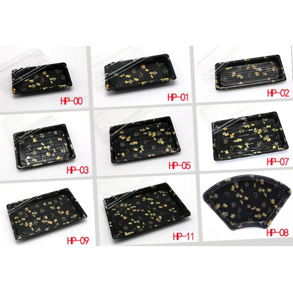 ODM Food Grade Plastic Disposable Sushi Box For Restaurant