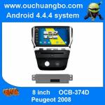 ouchuangbo car stereo radio s160 android 4.4 for Peugeot 2008 support 1024*600