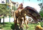 Lifelike Professional Outdoor Dinosaur Statues Coin Operated In Theme Park