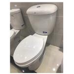Modern Ceramic Toilet WC 680x370x830mm Two Piece S-Trap Floor Mount Standing