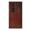 Steel Office Furniture Wood Grain File Cabinet Clothes Storage Cupboard