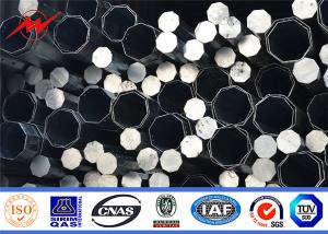 Wholesale 35ft 127-248mm Tubular Steel Power Pole 2.75 / 3mm Thick Hot Dip Galvanized from china suppliers