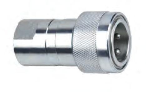 ISO5676 Ball Valves Type Hydraulic Quick Couplings NBR Seal Carbon Steel