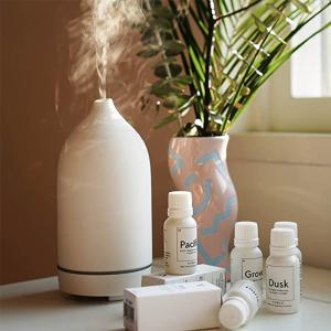 Wholesale PP Ceramic Essential Oil Ultrasonic Aroma Humidifier Capacity 51-100ml from china suppliers