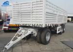 Durable Full Trailer Truck Optional Colors For Bulk And 20 Feet Container