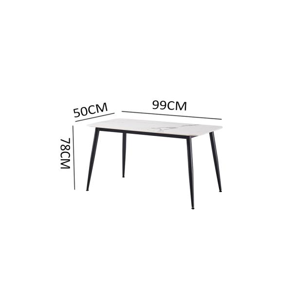 Durable Luxury Modern Dining Table Set Multiscene With Stainless Steel Metal