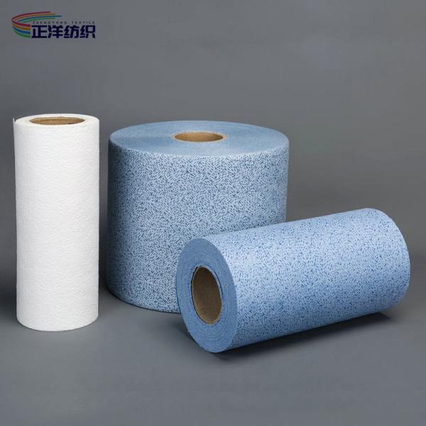Heavy Duty 120gsm Disposable Cleaning Towels Industrial Wipes Jumbo Roll Non