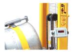 YL520A-1 Lifting Height 1500mm Semi Electric Drum Dumper With Scale Load