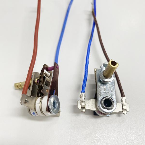 M4 Screw KST-168 KDT-200 BDR Iron Corded Thermal Control Adjustable Thermostat with Wire Cable for Electric Oven