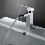 Bath Bidet bathroom basin Faucet Single Hole Swivel bidet aerator, Easy to