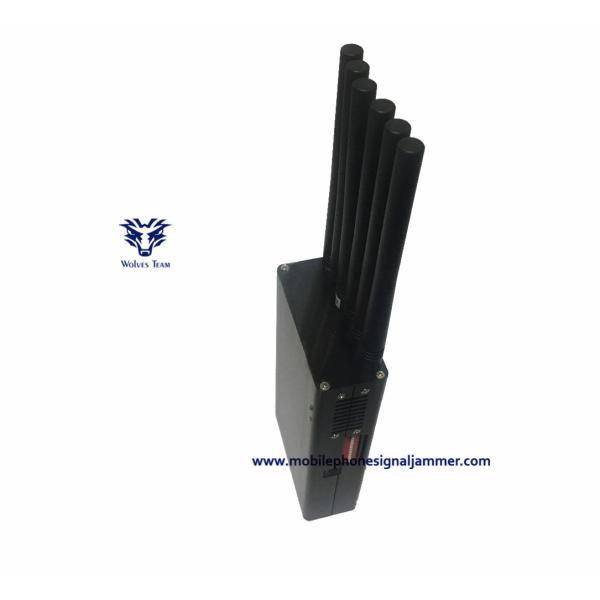 Newest 6 Antenna Handheld Type 3G 4G Cell Phone Signal Jammer