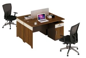 Wholesale modern 2 seater wood office clerk workstation computer table furniture from china suppliers